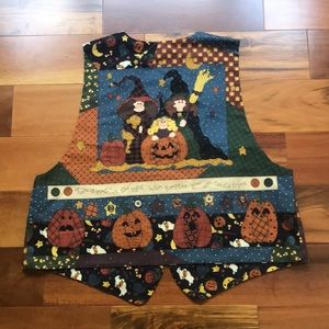 Debbie Munn printed fabric vests